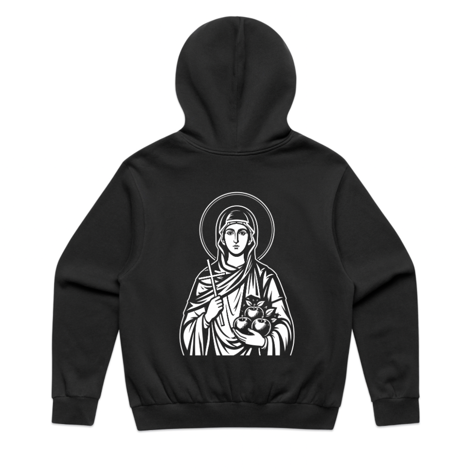 SAINT IRENE hood
